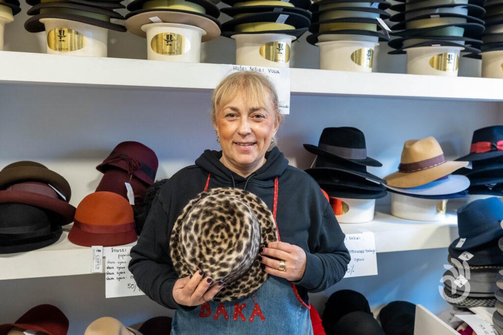 Josipa Cahun, vlasnica klobučarske radionice Cahun u Vlaškoj ulici 59 u Zagrebu
